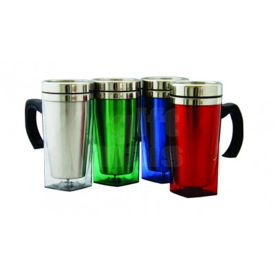 1371 - Caneca Inox e Acrílico 450ml