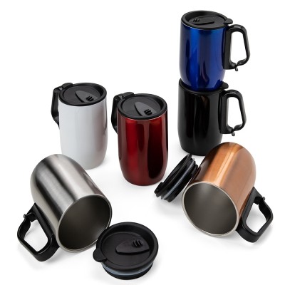 18624 - Caneca Inox Parede Dupla 400ml