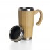 18645 - Caneca Inox e Bambu 500ml