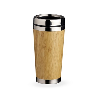 18644 - Copo Inox e Bambu 500ml