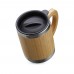 1866- Caneca inox e Bambu 300ml