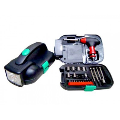 FER8659 - Kit Ferramenta 26 peças com Lanterna